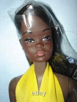 SuperStar Era MALIBU CHRISTIE #7745 Black AA Barbie Doll wBox Mattel Korea 1976