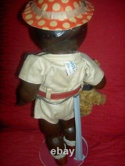 Super RARE, American Character Petite black PUGGY composition doll, all original