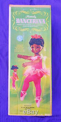 Super Rare Mattel Dancerina Doll African American Black Ballerina Record MIB 68