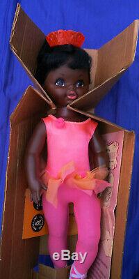 Super Rare Mattel Dancerina Doll African American Black Ballerina Record MIB 68