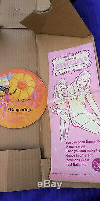 Super Rare Mattel Dancerina Doll African American Black Ballerina Record MIB 68