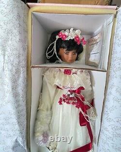 TAYLOR African American Porcelain 32 Doll by RUSTIE #427 / 1000 NEW IN BOX NRFB