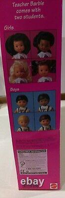 Teacher AA Barbie Doll Set #13915 Never Removed from Box 1995 Mattel BLACK