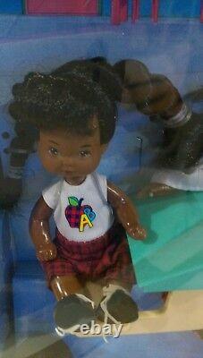 Teacher AA Barbie Doll Set #13915 Never Removed from Box 1995 Mattel BLACK