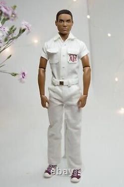 Texas A&m University African American Aa Ken Barbie Doll 2012 Mattel X9208