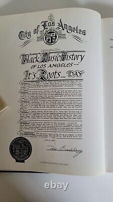 The Black Music History of Los Angeles It's Roots by Tom Reed Hardcover 2000