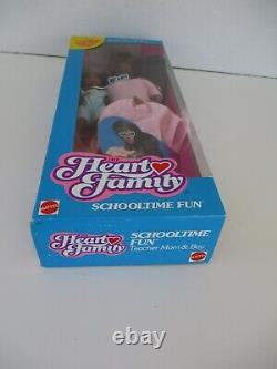The Heart Family School Time Fun Mom and Boy African American Steffie Doll NRFB
