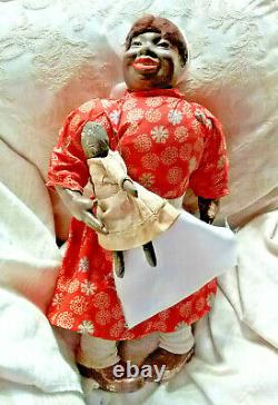 Tony Sarg African American Black Doll RARE c1930