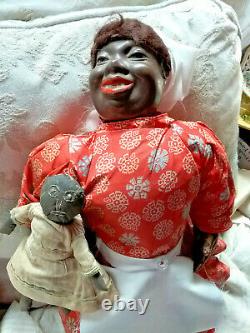 Tony Sarg African American Black Doll RARE c1930