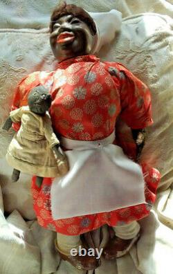 Tony Sarg African American Black Doll RARE c1930