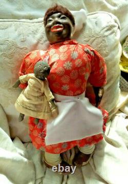 Tony Sarg African American Black Doll RARE c1930