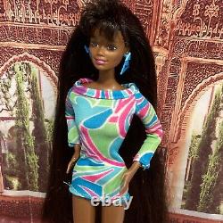 Totally Hair Barbie Doll Clothes on Long Hair African American Doll