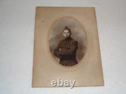 US Army African American Black Rare World War I Era Bordeaux France Studio Photo