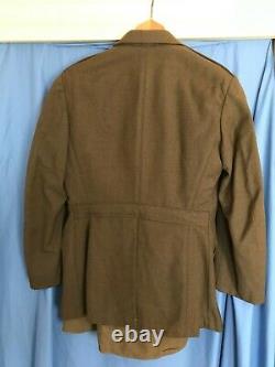 US WW 2 Air Corps Black soldier African American soldier tunic cap picture group