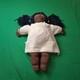 Unmarked Unsigned African American Doll withDress