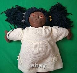 Unmarked Unsigned African American Doll withDress