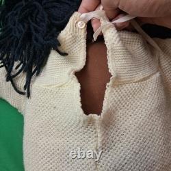 Unmarked Unsigned African American Doll withDress
