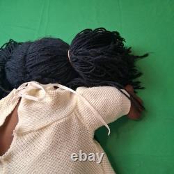 Unmarked Unsigned African American Doll withDress