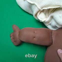 Unmarked Unsigned African American Doll withDress