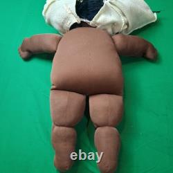 Unmarked Unsigned African American Doll withDress