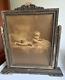 Unusual BLACK AFRICAN AMERICAN Baby Boy Photograph in Art Deco Frame