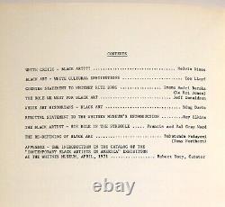 VERY RARE Black Art Notes, 1971, AFRICAN AMERICAN ART, 1ST ED. Private Printing