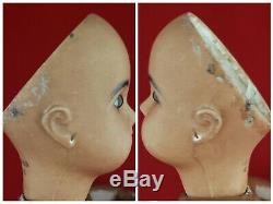 VERY RARE EXCEPTIONAL 14 inch Steiner A 7 Mulotto Brown-Complexion Antique Doll