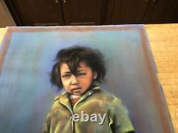 VINTAGE 1971 willie welch original pastel AFRICAN AMERICAN BLACK ARTIST