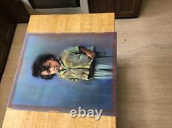 VINTAGE 1971 willie welch original pastel AFRICAN AMERICAN BLACK ARTIST