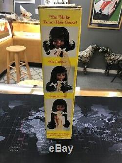VINTAGE 1976 IDEAL 16 BLACK/AA CRISSY DOLL TARA in ORIGINAL OUTFIT (NEW)