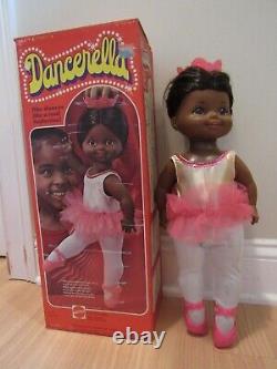 VINTAGE 1978 Mattel BLACK AFRICAN AMERICAN DANCERELLA 18 BALLERINA DOLL box