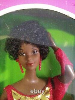 VINTAGE 1979 FIRST Black Barbie Doll Disco Afro Red Dress Mattel 1293 NEW NRFB