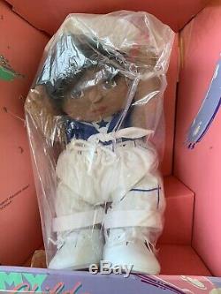 VINTAGE 1985 Mattel My Child Doll African American/Black BOY SAILOR In Box