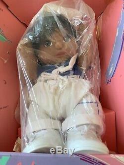 VINTAGE 1985 Mattel My Child Doll African American/Black BOY SAILOR In Box