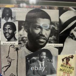 VINTAGE AFRICAN AMERICAN ART COLLAGE 80s 90s History Black Power Men Hip Hop Rap