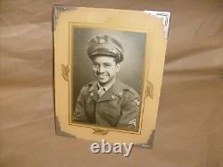 VINTAGE AFRICAN AMERICAN BLACK WW2 Bomber Squadron. USAAF AAF FRAMED PHOTO