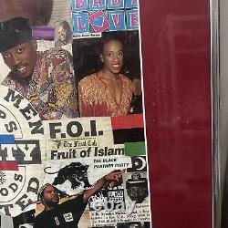 VINTAGE AFRICAN AMERICAN FINE ART COLLAGE 1990s 1980s History Black Power Ali
