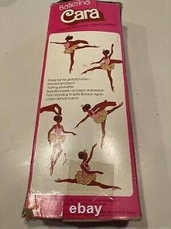 VINTAGE Ballerina Cara Black African American Barbie Doll 1975 Mattel Rare- WOW