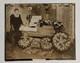 VINTAGE POSTMORTEM PHOTOGRAPH BLACK AFRICAN AMERICAN FATHER in CASKET w MOURNER