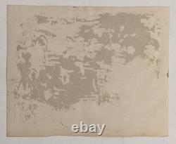 VINTAGE POSTMORTEM PHOTOGRAPH BLACK AFRICAN AMERICAN FATHER in CASKET w MOURNER