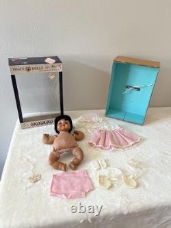 VOGUE Baby Dear Black African American 12 Doll 1960 E Wilkin Original Tag/Box