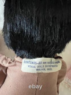 VOGUE Baby Dear Black African American 12 Doll 1960 E Wilkin Original Tag/Box