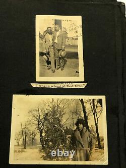 VTG 162 PHOTOS BLACK AFRICAN AMERICAN ALBUM 1920s-1950s NAMES Military BAPTIST