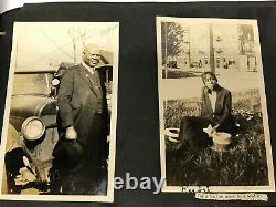 VTG 162 PHOTOS BLACK AFRICAN AMERICAN ALBUM 1920s-1950s NAMES Military BAPTIST