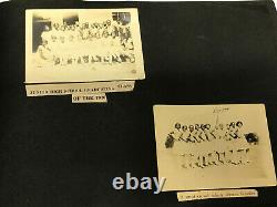 VTG 162 PHOTOS BLACK AFRICAN AMERICAN ALBUM 1920s-1950s NAMES Military BAPTIST