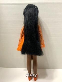 VTG 1969 Ideal 18 African American CRISSY Doll Growing Hair Dress & Shoes Works