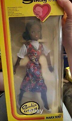 VTG 1978 Sindy's Friend African American Black Gayle Posable Doll Marx Toys MIB