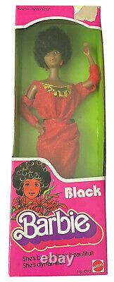 VTG 1979 BLACK BARBIE SUPERSTAR ERA DOLL #1293 Kitty Black Perkins NRFB