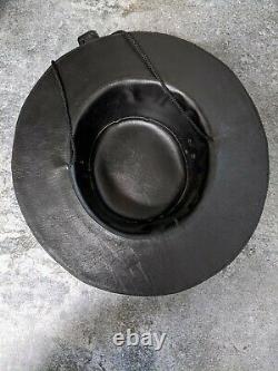 VTG 60's Wide Brim Hat Pan-African Flag Afro-American Black Liberation Power 70s