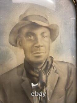 VTG African American Black MAN Uniform Late 1800s Large Format Photo 27 X 22